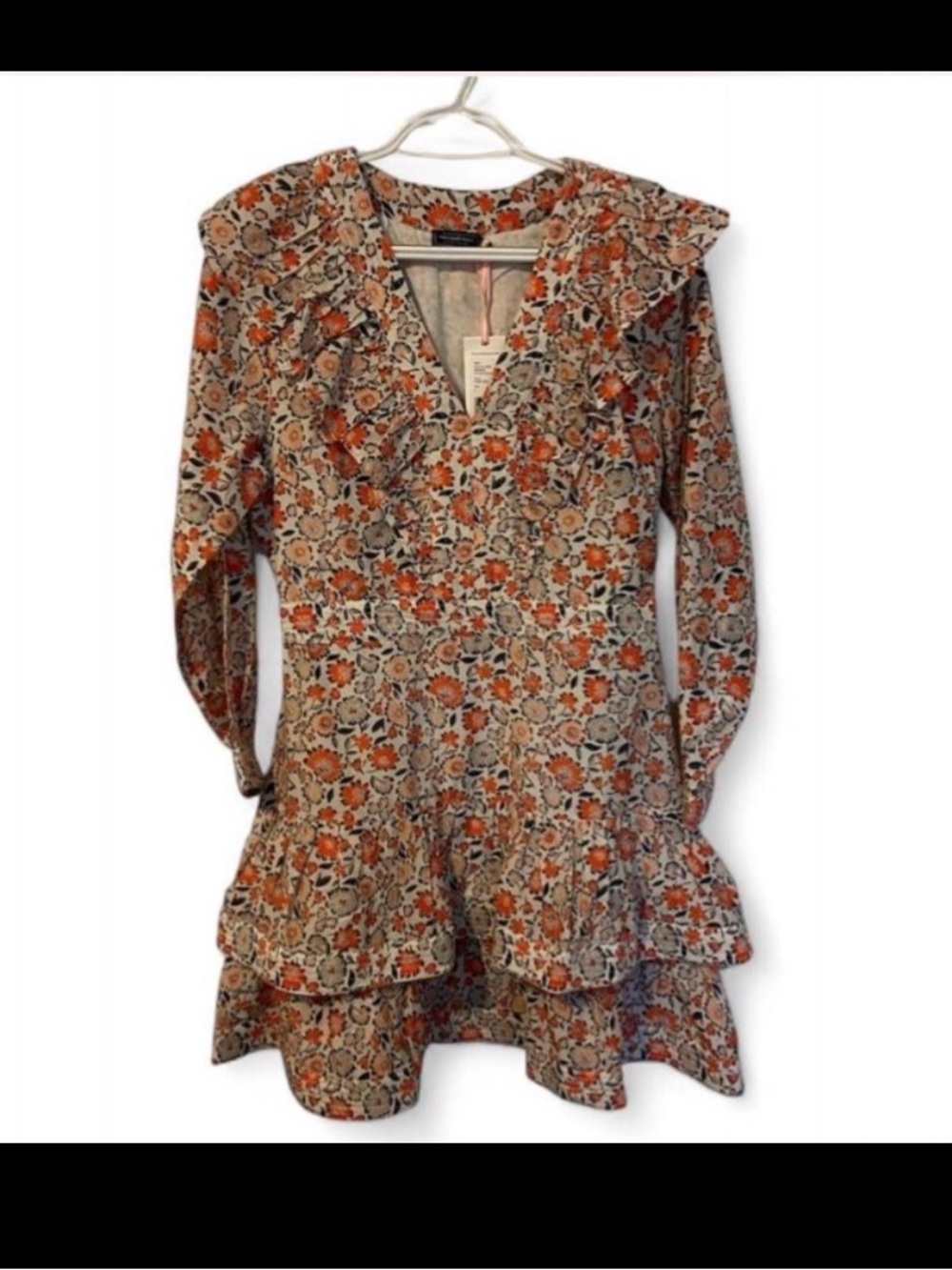 Vineyard Vines Ivy Ruffle Floral Dress NWT size 6